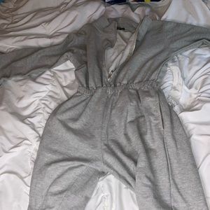 Pretty little thing grey jumpsuit
